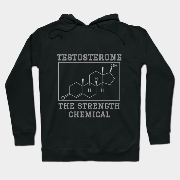 Testosterone chemical formula Hoodie by Matthews's 